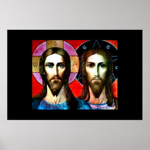 Impressão de Nouveau de Jesus & de anticristo
