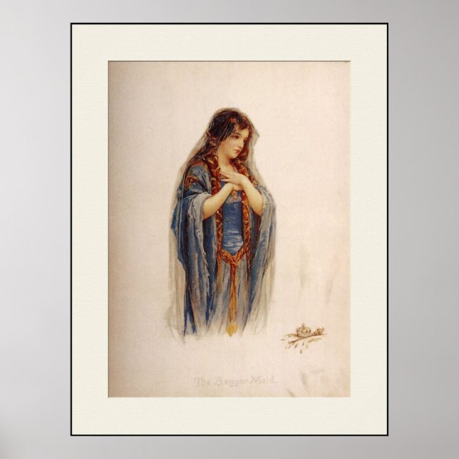 Impressão de "O Mendigo" medieval (Frente)