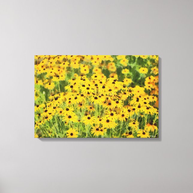 Impressão de olhos pretos da arte das canvas de (Frente)