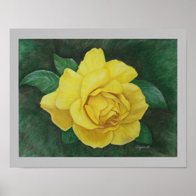 Impressão de ouro 11"x14" (Frente)