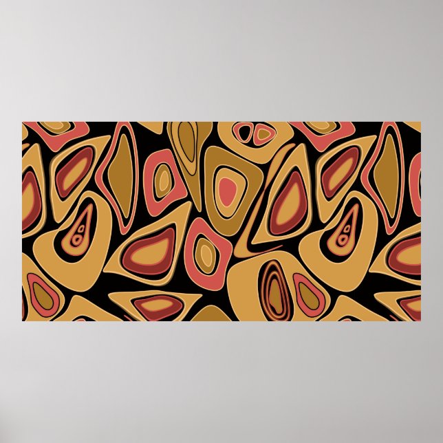 impressão de padrão de textura simples abstrato (Frente)