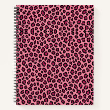 Impressão de Padrões de Pele Leopardo Cor Rosa