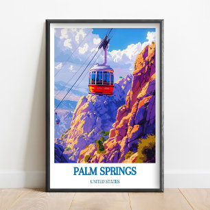 Impressão de Palm Springs - Teleférico de Palm Spr