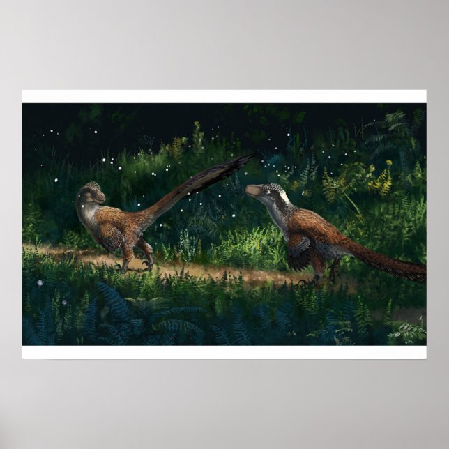 Impressão de Par Deinonychus (Frente)