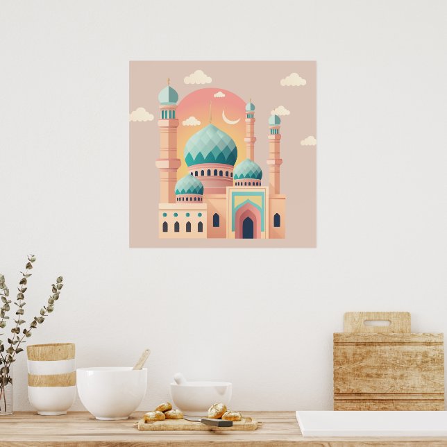 Impressão de Parede de Celebração do Ramadão (Cozinha)