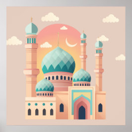 Impressão de Parede de Celebração do Ramadão
