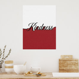 Impressão de Parede Minimalista Cortesia Cursiva E