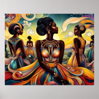 Impressão de Parede Rainhas Entre Nós