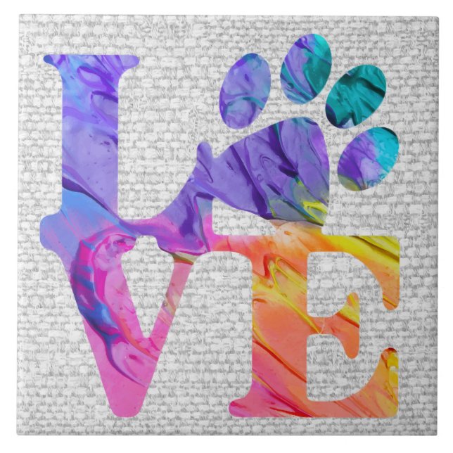 Impressão de Pata de Amor - Presentes para Pássaro (Frente)