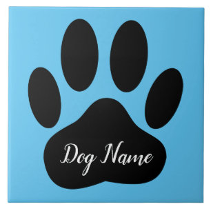 Impressão de Pata de Cachorro Com Nome Editável
