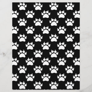 Impressão De Patas Brancas E Padrões De Garras