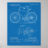 impressão de patente do Design de bicicleta da eng