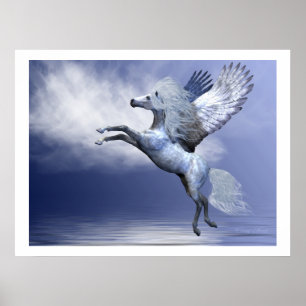Impressão de Pegasus branco