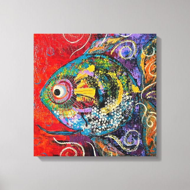 Impressão de Peixes Tropicais (Frente)