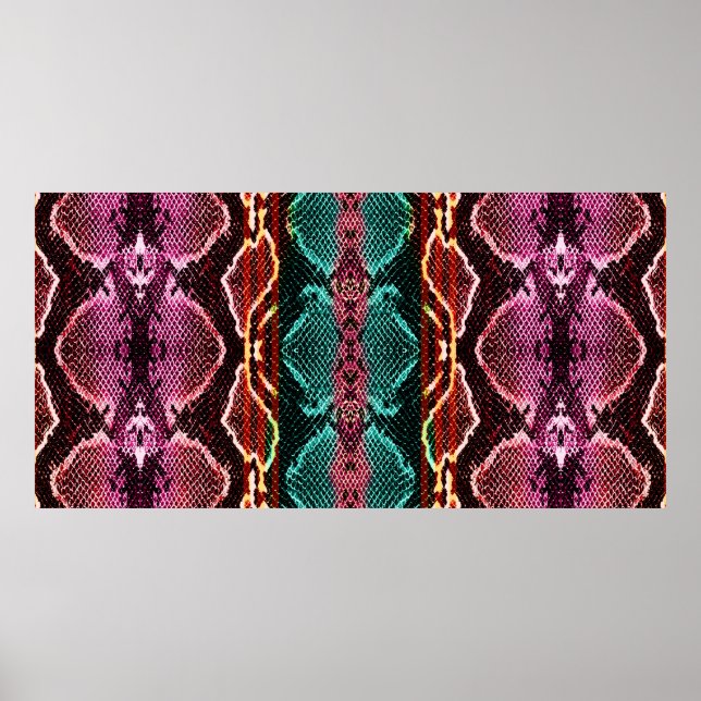 impressão de pele de cobra. Padrão cobra. Impressã (Frente)