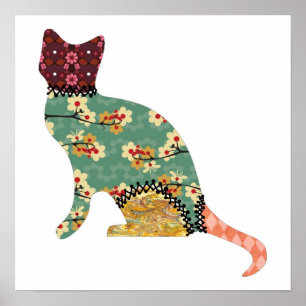 Impressão de Pet de Patches de Cat