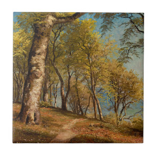 Impressão de Pintura a Óleo da Floresta Costeira V