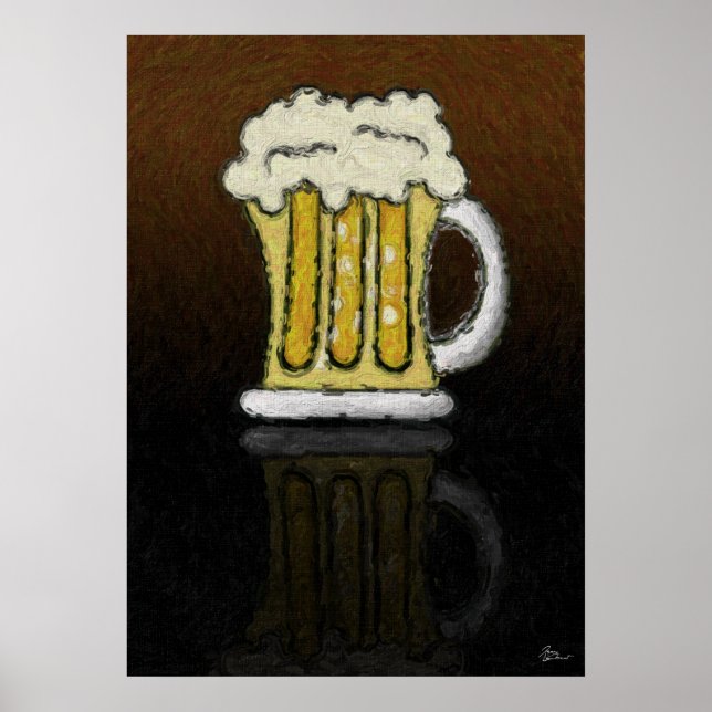 Impressão de pintura de cerveja (Frente)