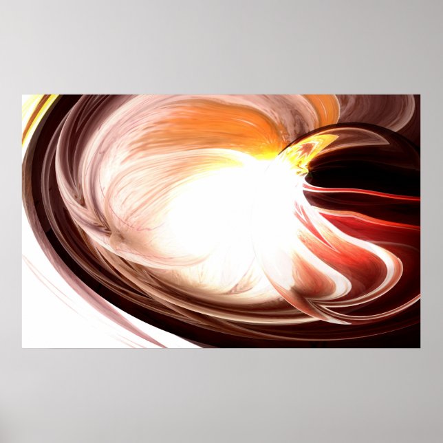 Impressão de pintura por Abstrato de computador -  (Frente)