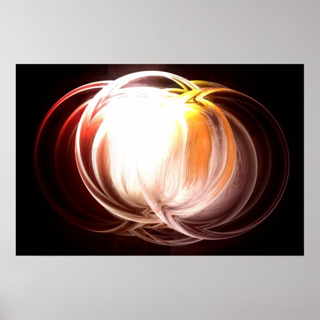 Impressão de pintura por Abstrato de computador -  (Frente)