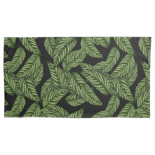 Impressão de Planta de Folha Tropical Moderna