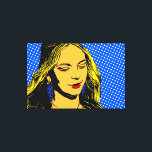Impressão de pop Art Girl<br><div class="desc">canvas,  impressão-,  arte-mural,  poster-arte,  decor-muro,  abstrato,  arte-cicatrizante,  arte-padrão,  padrões,  expressionismo,  impressionismo,  pop-arte</div>