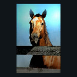 Impressão de Poster<br><div class="desc">Impressões de Retrato Cavalo - Rosto/Cabeça de Cavalo - Olho Cavalo - Animal Digital / Arte Cavalo - Posters de Trabalho de arte de Aquarela Digital Cavalo</div>