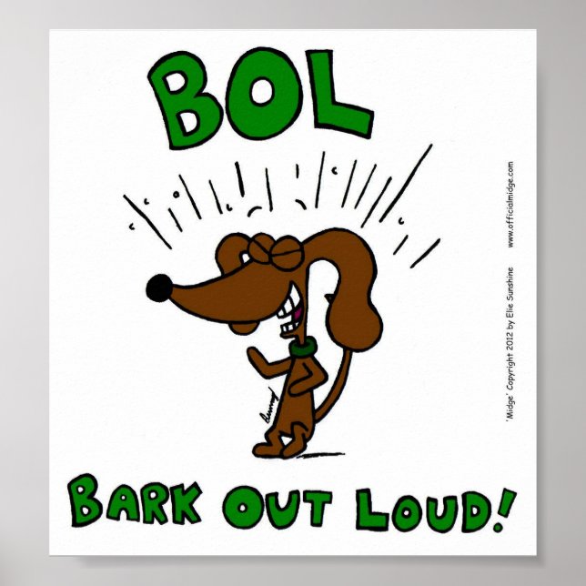Impressão de Poster "BOL: LATIDO OUT LOUD" (Frente)