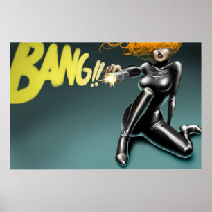 IMPRESSÃO DE POSTER/CANVAS ·  Meu bebê disparou