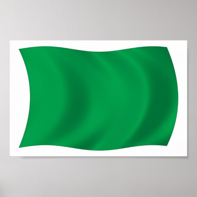Impressão de Poster da Bandeira da Líbia (Frente)