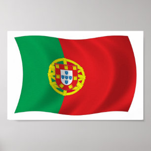 Impressão de Poster da Bandeira de Portugal