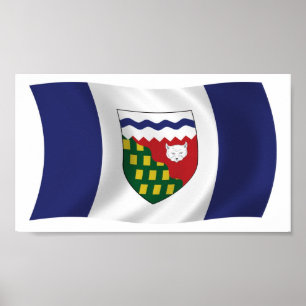 Impressão de Poster da Bandeira dos Territórios do