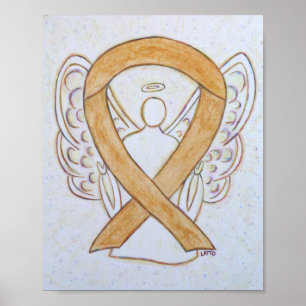 Impressão de Poster de Anjo de Sensibilização A