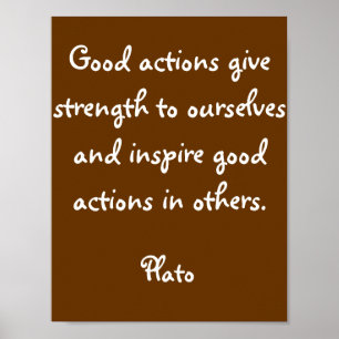 Impressão de Poster de aspas de inspiração