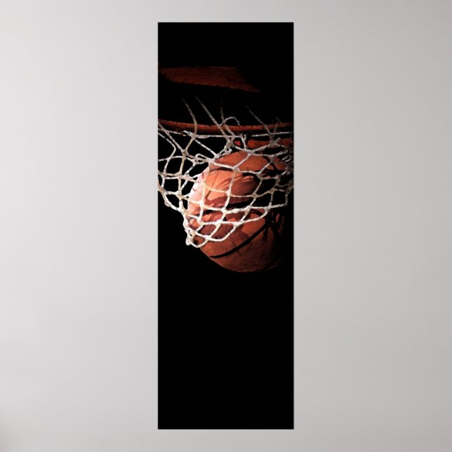 Impressão de Poster de basquetebol motivador (Frente)