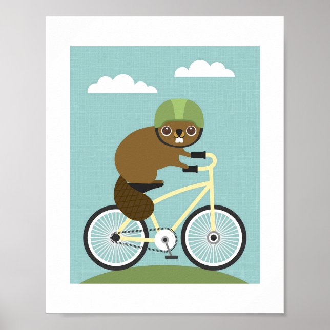 Impressão de Poster de Bicicleta Ancoradora do Bea (Frente)