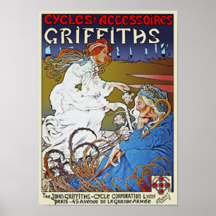 Impressão de Poster de bicicleta: Griffiths Cycle 