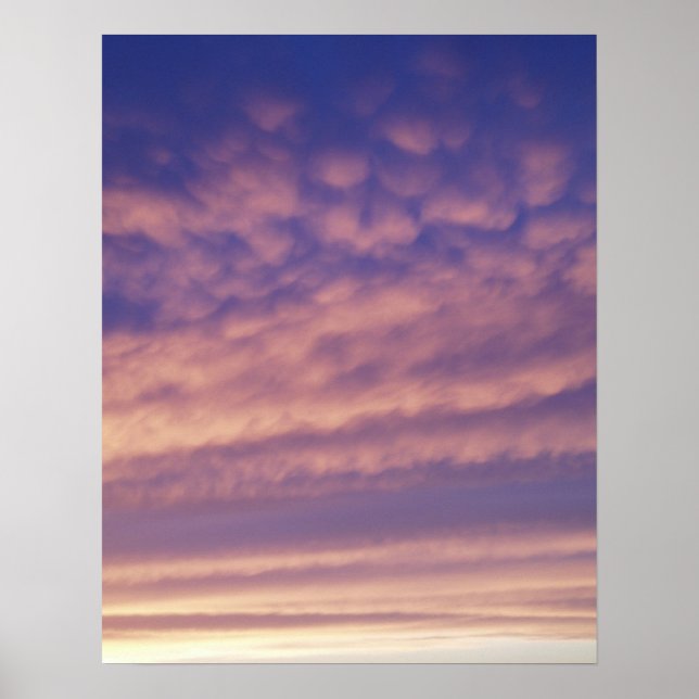 Impressão de Poster de Céu Rosa (Frente)