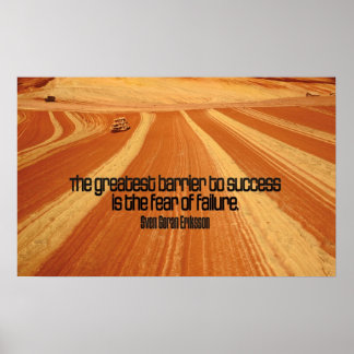 Impressão de Poster de Cota Motivacional de Êxito