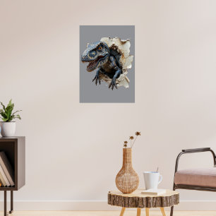 Impressão de Poster de dinossauro de intervalo ass