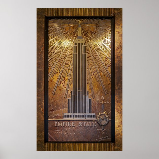 impressão de Poster de Edificação de Estrelo Impér (Frente)