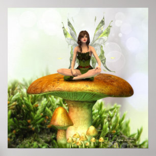 Impressão de Poster de Fada de Toadstool