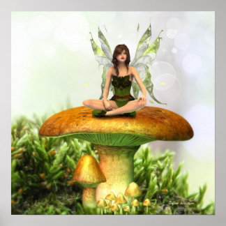 Impressão de Poster de Fada de Toadstool