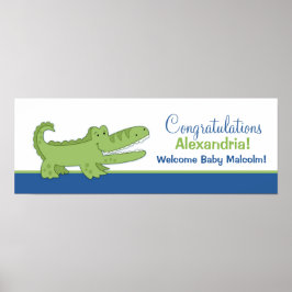 Impressão de Poster de faixa de alinhamento - azul