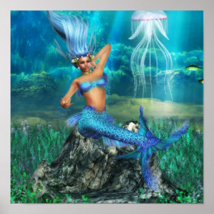 Impressão de Poster de Mermaid