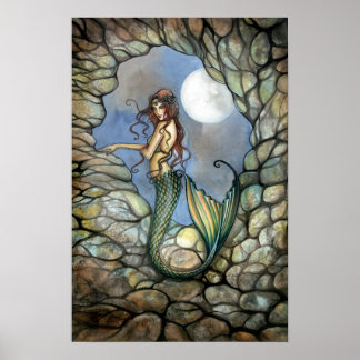 Impressão de Poster de Sereia por Molly Harrison