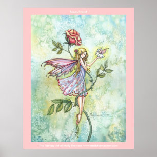 Impressão de Poster do Coelho Fada das Flores
