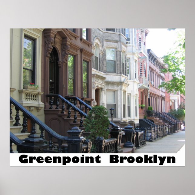Impressão de Poster do Greenpoint Brooklyn na Canv (Frente)