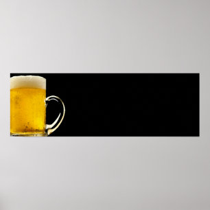 Impressão de Poster Panorâmica de Beer Mug