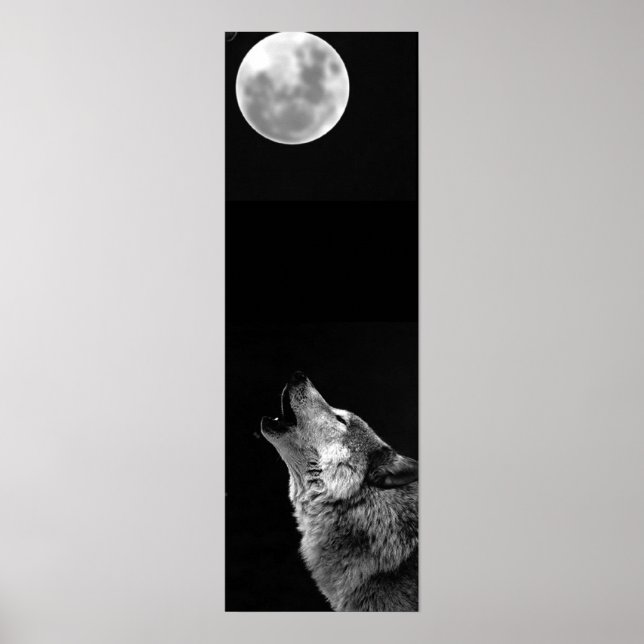 Impressão de Poster Panorâmica de cinza de Wolf &  (Frente)